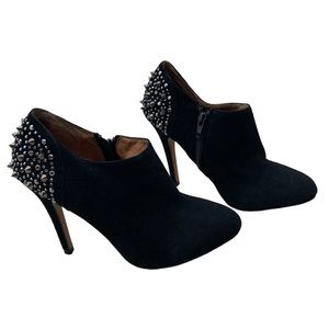 Aldo Suede Studded Ankle Booties Sz 7.5
